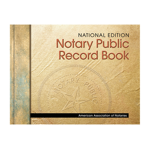 Washington Notary Public Journal (Record Book) - Stone Cover