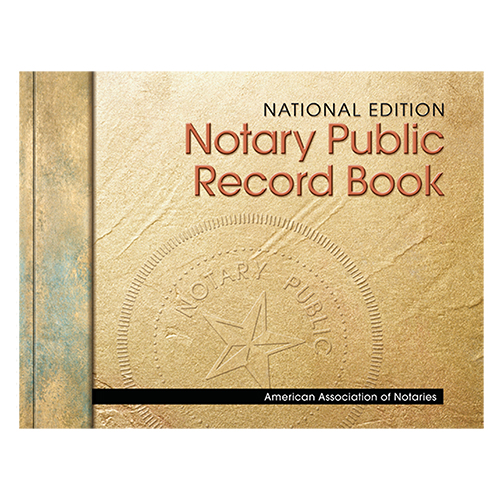 Washington Perfectly Bound Notary Public Journal (Record Book) - Stone Cover